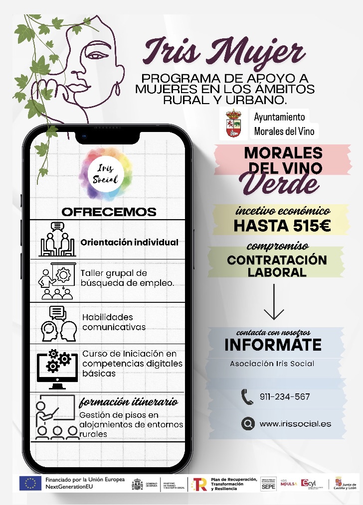 cartel iris mujer